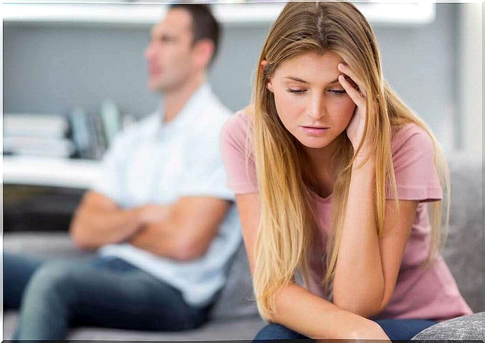 couple with emotional co-dependency problems