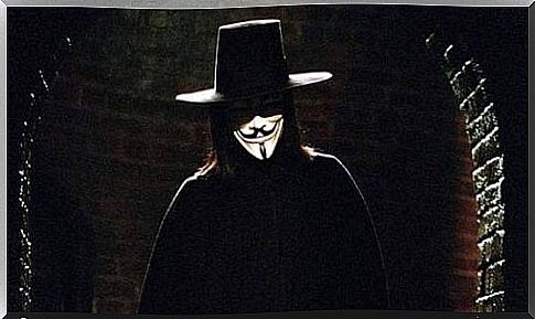 V, the revolutionary leader of V for Vendetta